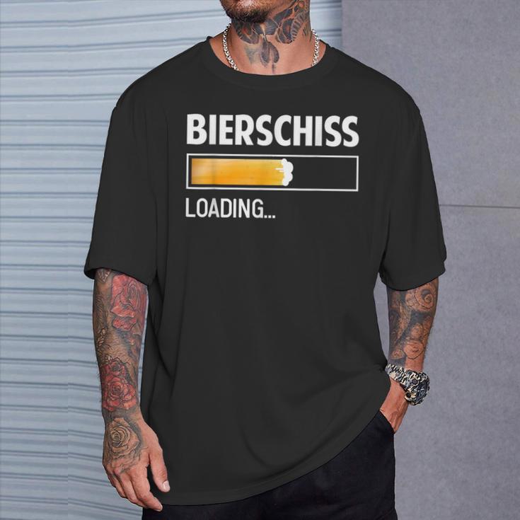 Bierschiss Saufen Bier Malle Joke Saying T-Shirt Geschenke für Ihn