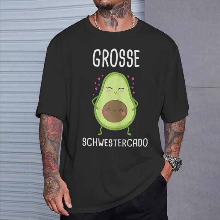 Big Sister Cado Avocado Sister T-Shirt Geschenke für Ihn