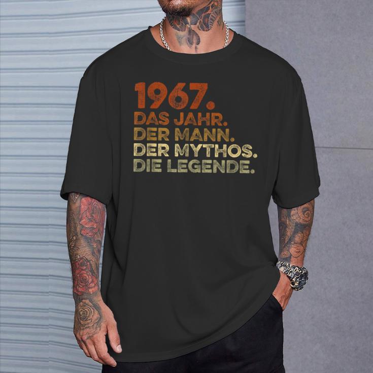 Birthday intage 1967 Man Myth Legend T-Shirt Geschenke für Ihn