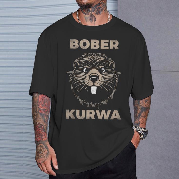 Bober Kurwa Mem T-Shirt Geschenke für Ihn