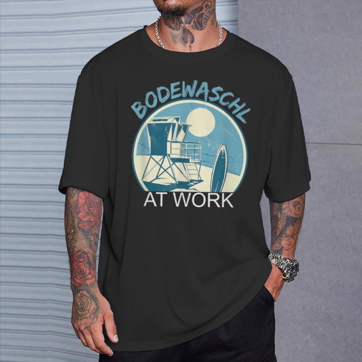 Bodewaschl At Work Bathmeister Lifeguard T-Shirt Geschenke für Ihn