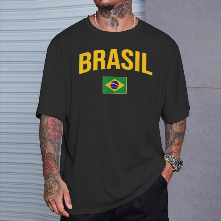 Brazil Flag Of Brazil Classic T-Shirt Geschenke für Ihn