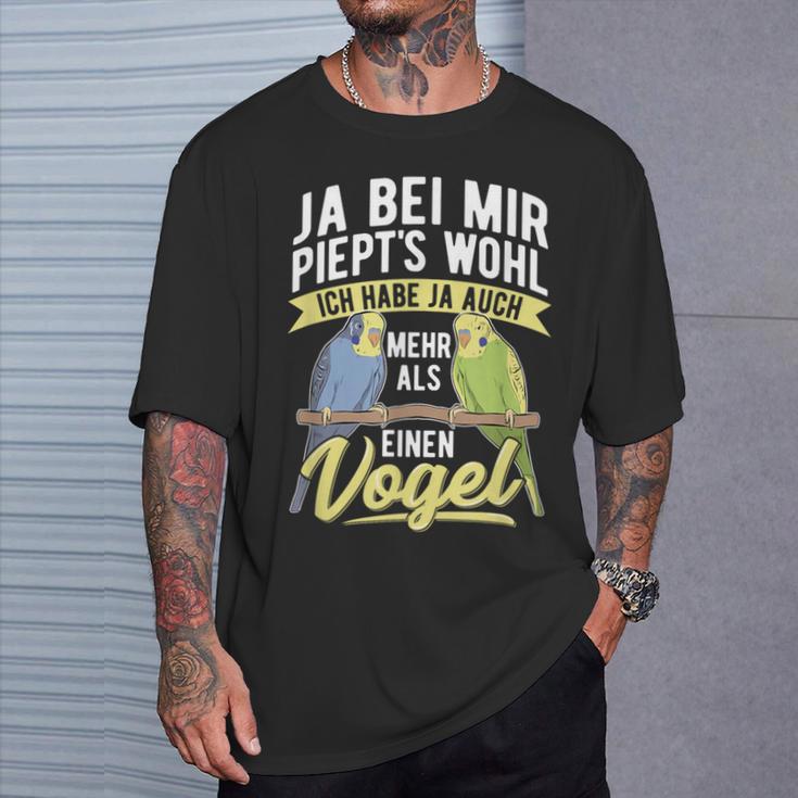 Budgie Ja Bei Mir Piept's Bird T-Shirt Geschenke für Ihn