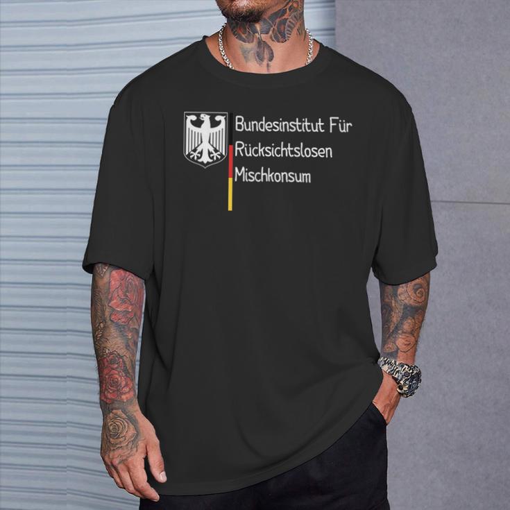 Bundesinstitut Für Rücksichtslosen Mischkonsum T-Shirt Geschenke für Ihn