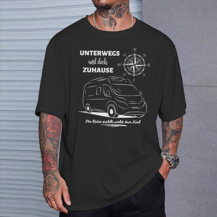 Campingplatz Kastenwagen Motorhome T-Shirt Geschenke für Ihn