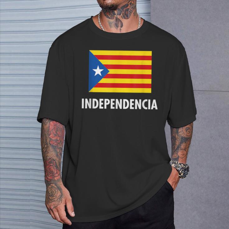 Catalonia Independencia T-Shirt Geschenke für Ihn