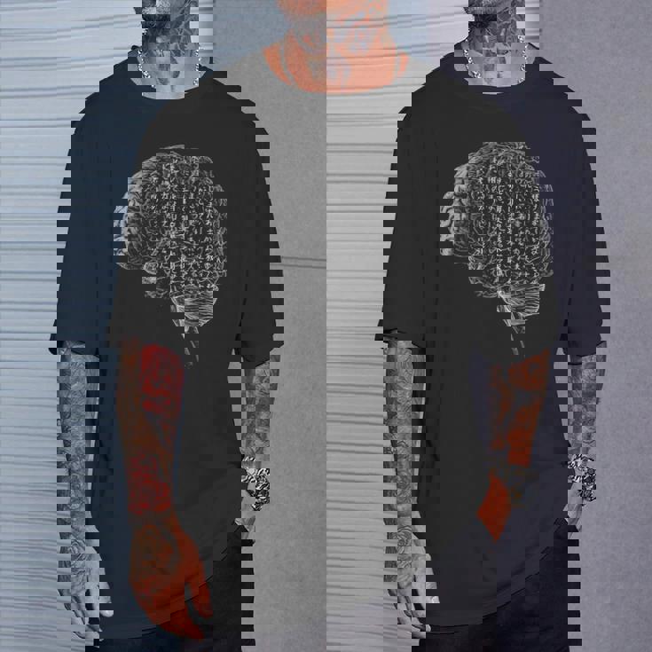 Cerebro Obra Gráfica Arte Cerebro Camiseta unisex Regalos para él