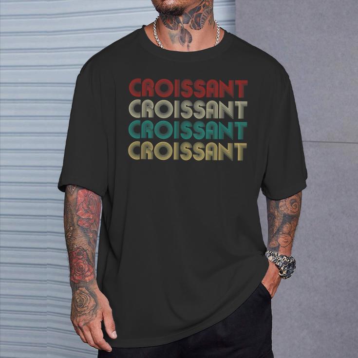 Croissants Lovers T-Shirt Geschenke für Ihn