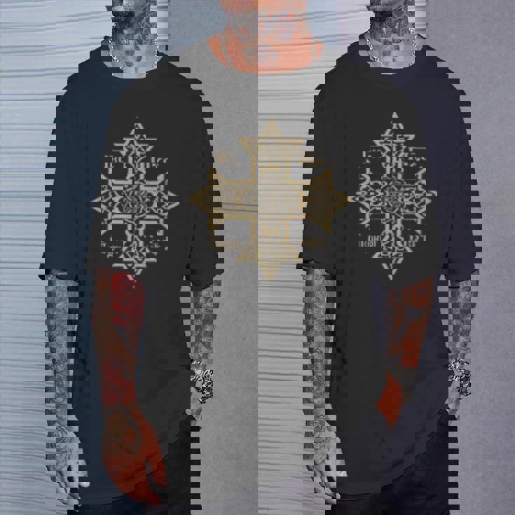 Croix Coptique Orthodoxe Église Orientale Chrétienne Symbole T-Shirt Cadeaux pour lui