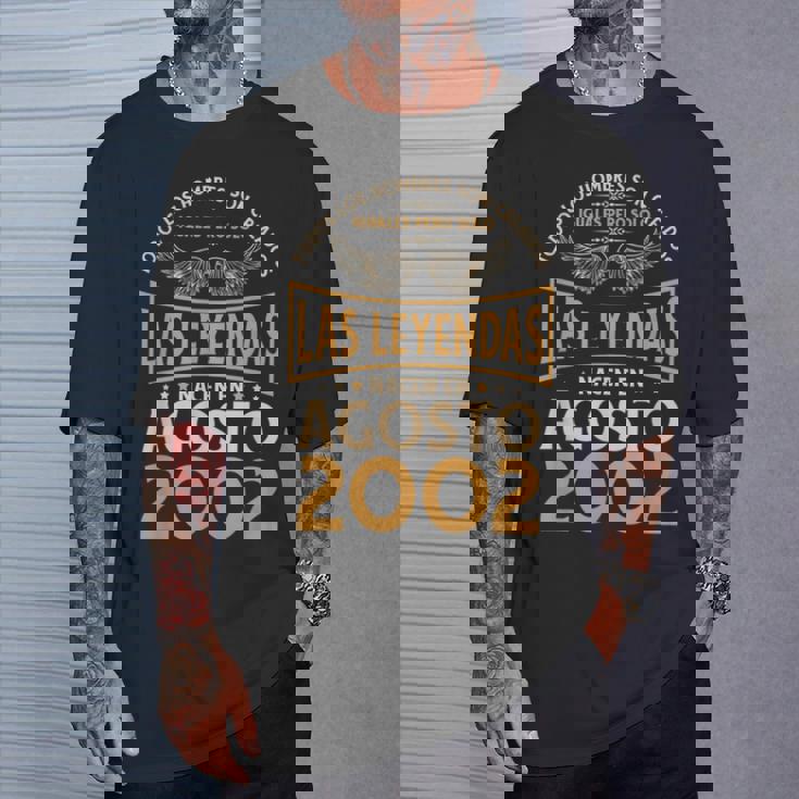 Cumpleaños Hombre Regalos Las Leyendas Agosto 2002 Camiseta unisex Regalos para él