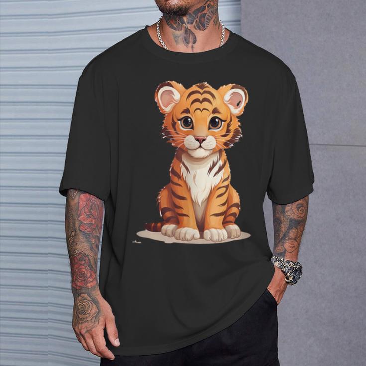 Cute Tiger Baby Animal T-Shirt Geschenke für Ihn