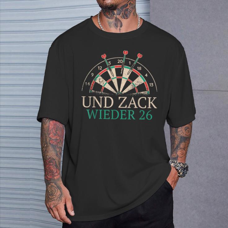 Dart And Zack Wieder 26 Darts T-Shirt Geschenke für Ihn