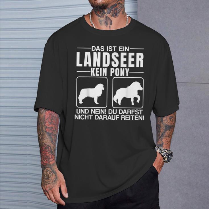 Das Ist Ein Landseer Kein Pony T-Shirt Geschenke für Ihn