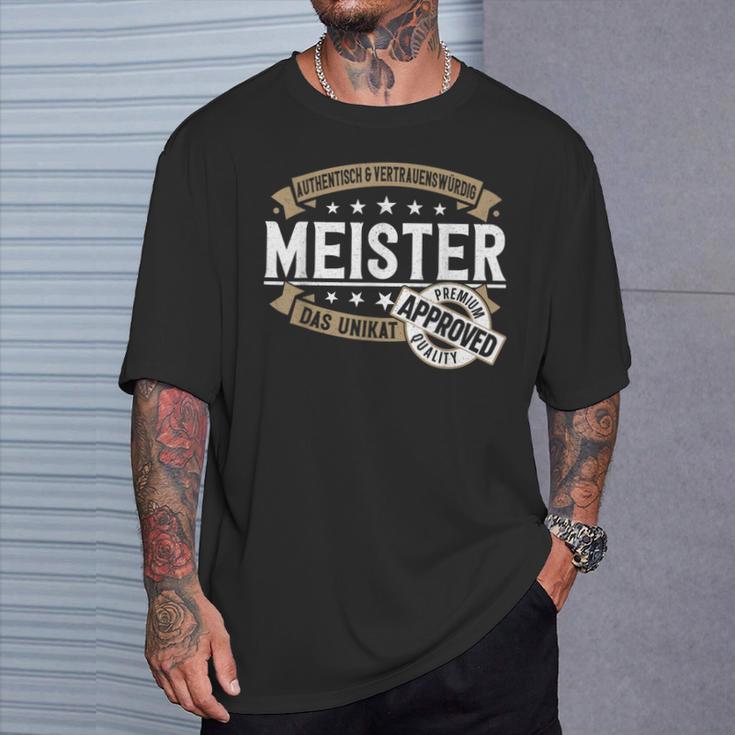 Das Unikat Meisterstück Bestanden The Unique Master S T-Shirt Geschenke für Ihn