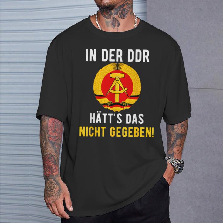 Ddr Ossi In Ddr Nicht Gegeben East Germany S T-Shirt Geschenke für Ihn