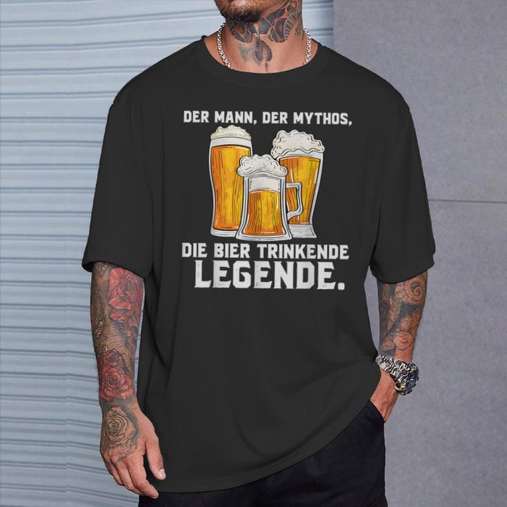 Der Mann Der Mythos Die Bier Trinkende Legende T-Shirt Geschenke für Ihn