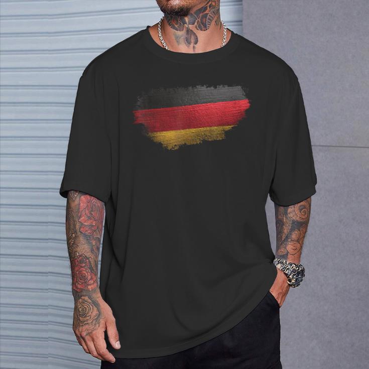 Deutsche Flagge Deutschland Fahne T-Shirt Geschenke für Ihn