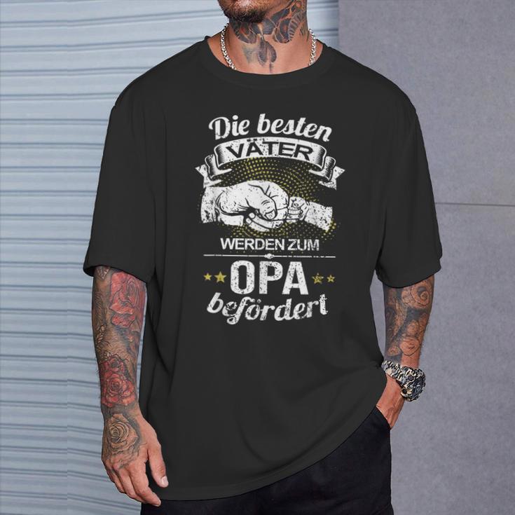 “Die Bestenäter Werden Zum Opa Befördert” Men’S T-Shirt Geschenke für Ihn