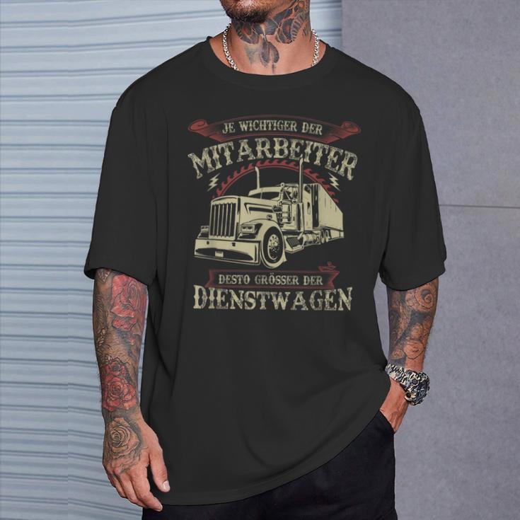 Die Wichtiger Der Mitarbeiter Die Große Der Dienwagen T-Shirt Geschenke für Ihn