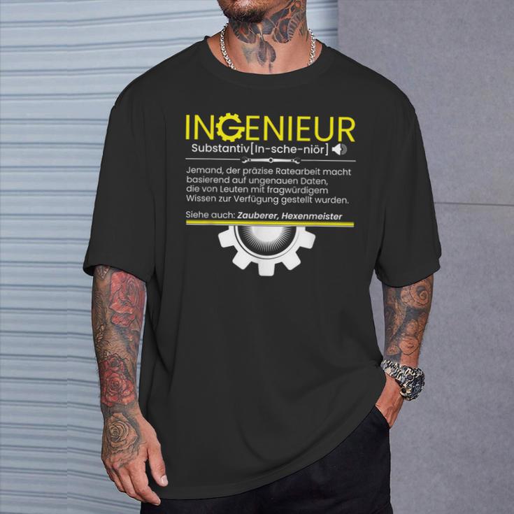 Dipl Ing Engineer Ingenieur Definition T-Shirt Geschenke für Ihn