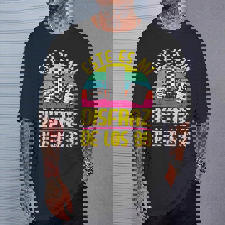 Disfraz Años 80 80S Outfit 80S Costume Niña Cassette Camiseta unisex Regalos para él