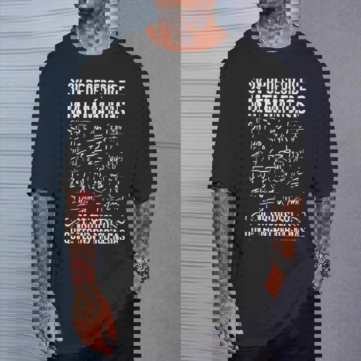 Divertido Profesor De Matemáticas Profesor Nerd Geek Camiseta unisex Regalos para él