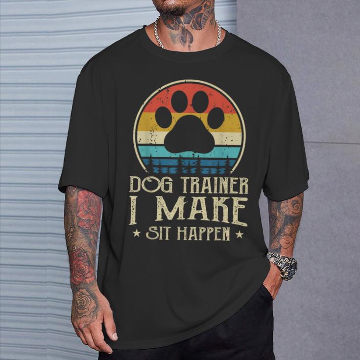 Dog Trainer Ich Lasse Sitzen Paseren Paseren T-Shirt Geschenke für Ihn