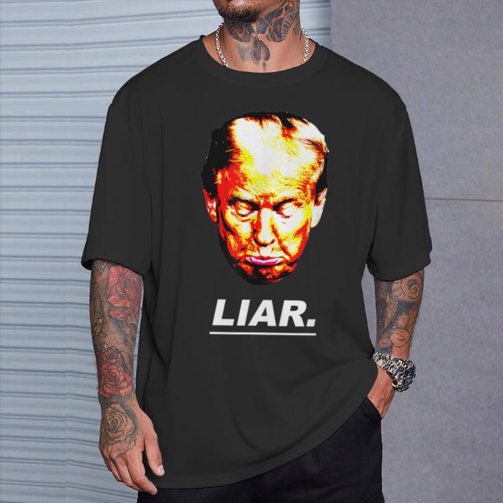 Donald Trump Liar Anti Trump T-Shirt Geschenke für Ihn