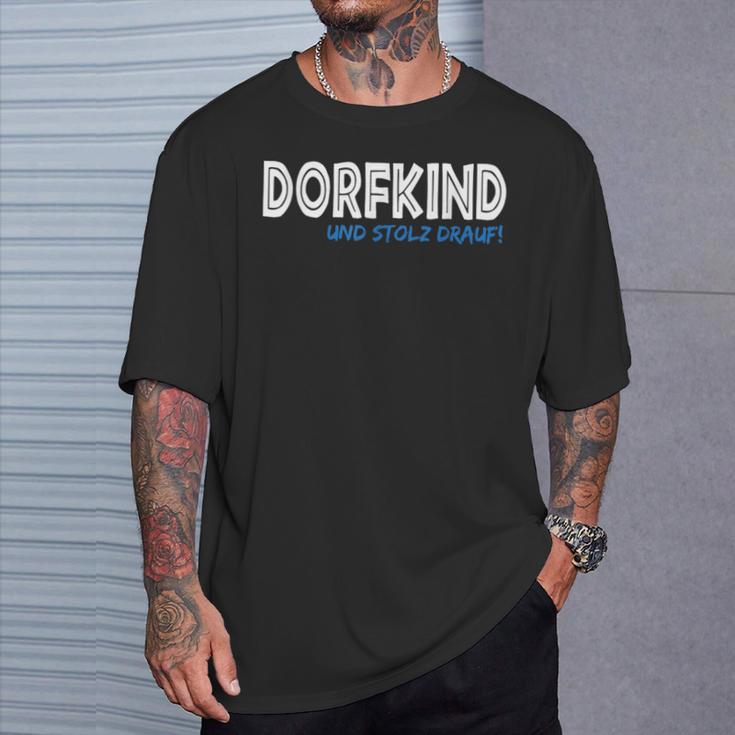 Dorfkind Und Stolz Drauf Dorfkind S T-Shirt Geschenke für Ihn