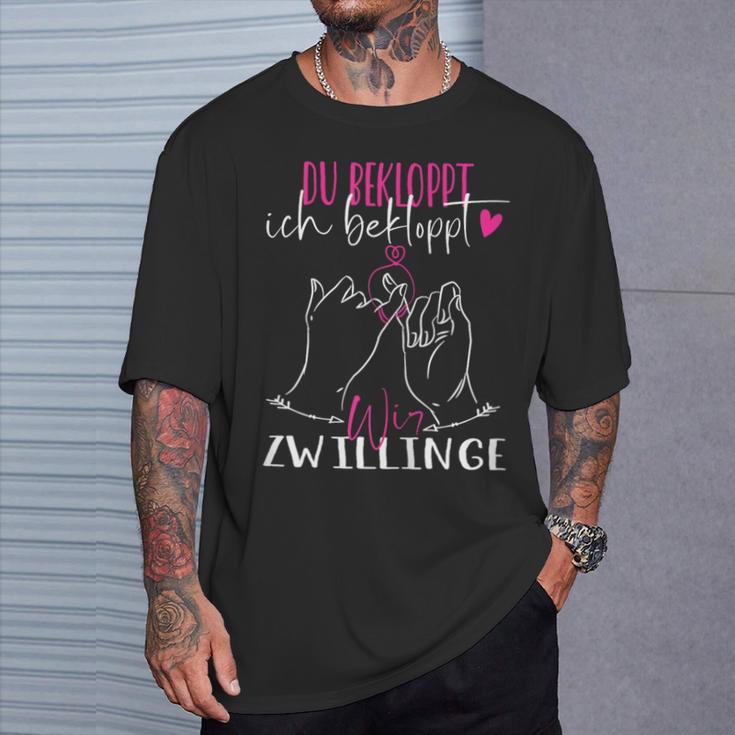 Du Bekloppt Ich Bekloppt T-Shirt Geschenke für Ihn