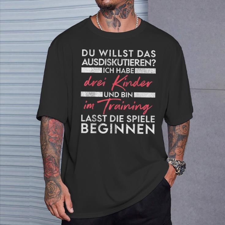 Du Willst Das Ausdiskutieren -Ater Kinder T-Shirt Geschenke für Ihn