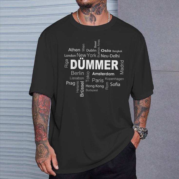 Dümmer Meine Hauptstadt T-Shirt Geschenke für Ihn