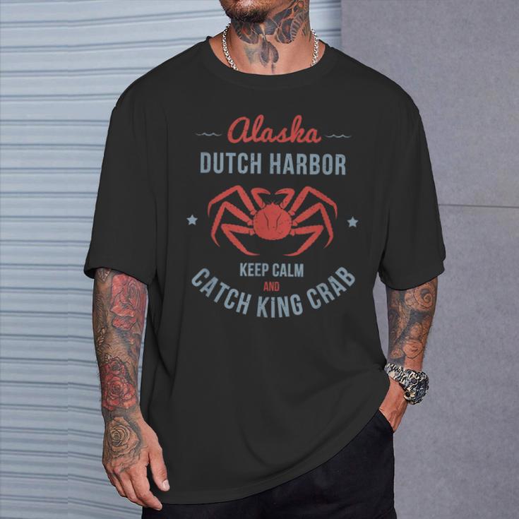 Dutch Harbor Alaska King Crab T-Shirt Geschenke für Ihn