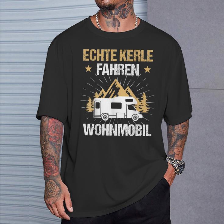 Echte Kerle Fahren Motorhome T-Shirt Geschenke für Ihn