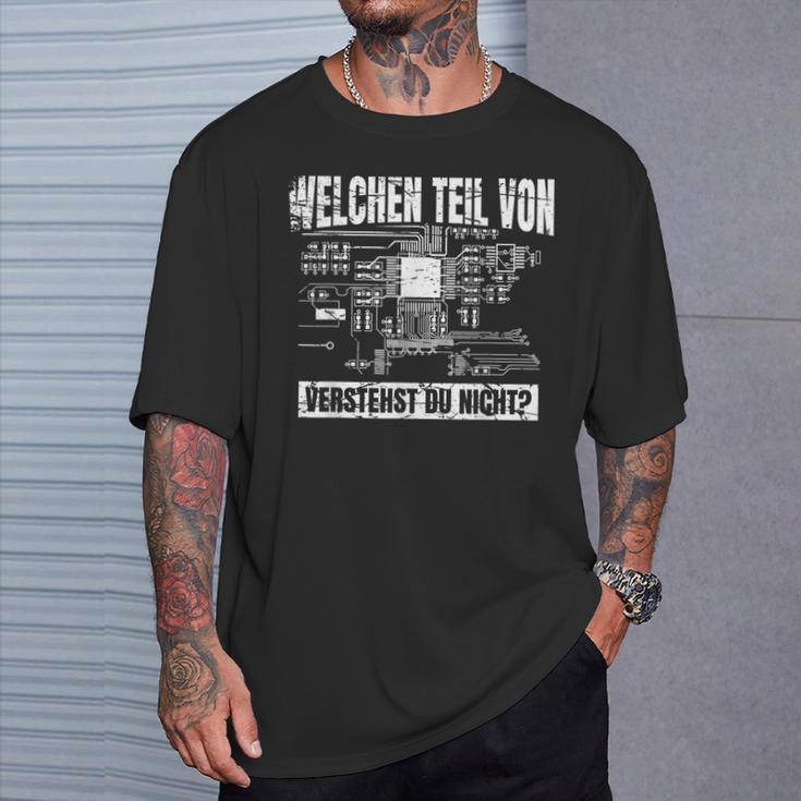 Electronicians Electrics Slogan I Electrical Engineering Motif T-Shirt Geschenke für Ihn