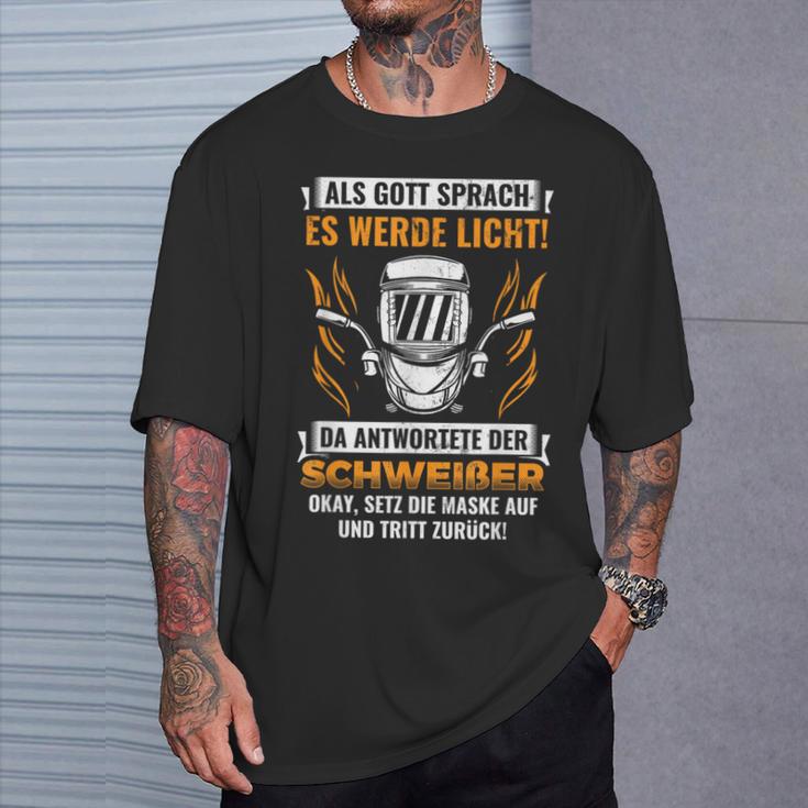 Es Werde Licht Welder Metallbau Welding T-Shirt Geschenke für Ihn