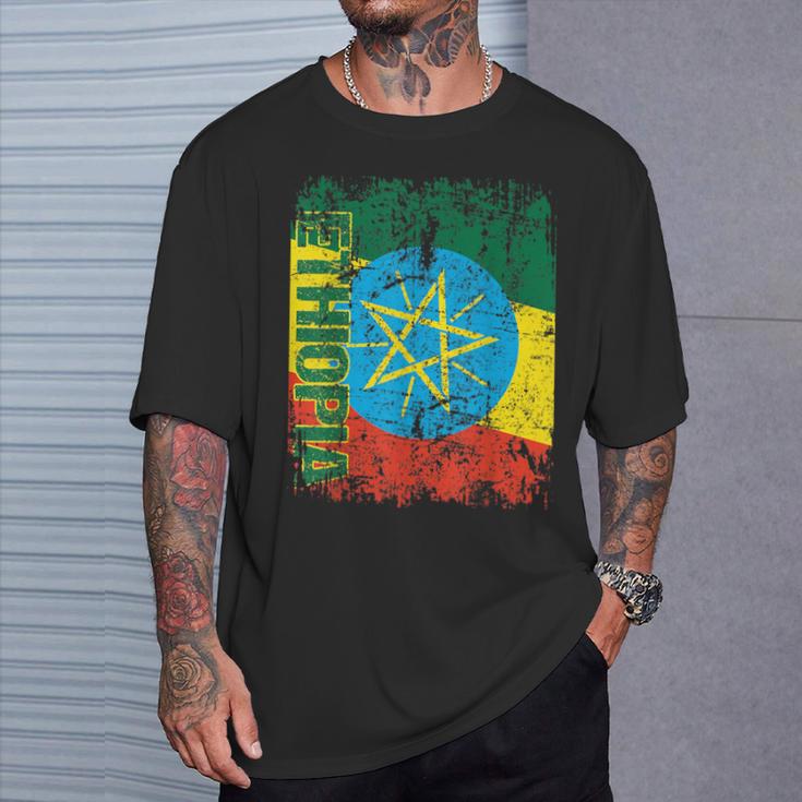 Ethiopia Flag Children T-Shirt Geschenke für Ihn