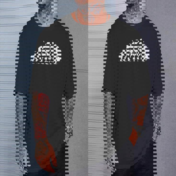 Evolution Contrabajo Decorativo Camiseta unisex Regalos para él