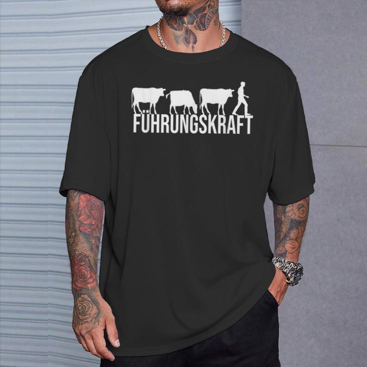 Fahrungskraft Cows Cattle Farmers S T-Shirt Geschenke für Ihn