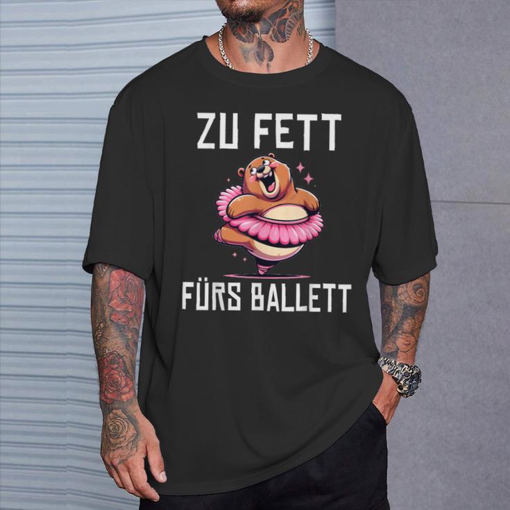 Too Fat For Ballet T-Shirt Geschenke für Ihn