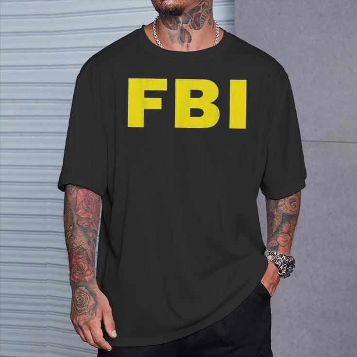 Federal Bureau Of Investigation Fbi Costume T-Shirt Geschenke für Ihn