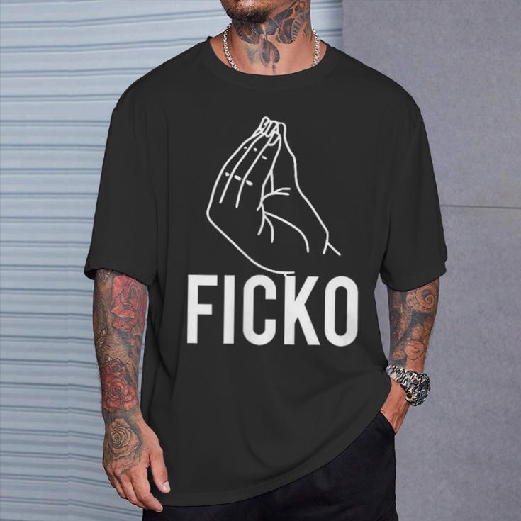 Ficko Hand Sign Italian Gesture T-Shirt Geschenke für Ihn