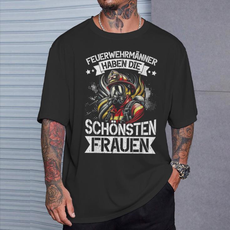 Fireman Habe Die Schönsten Women's T-Shirt Geschenke für Ihn