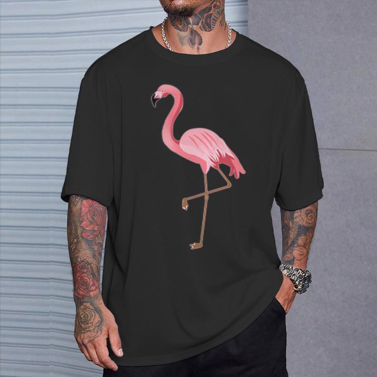 Flamingo Pocket Pink Flamingo Logo T-Shirt Geschenke für Ihn