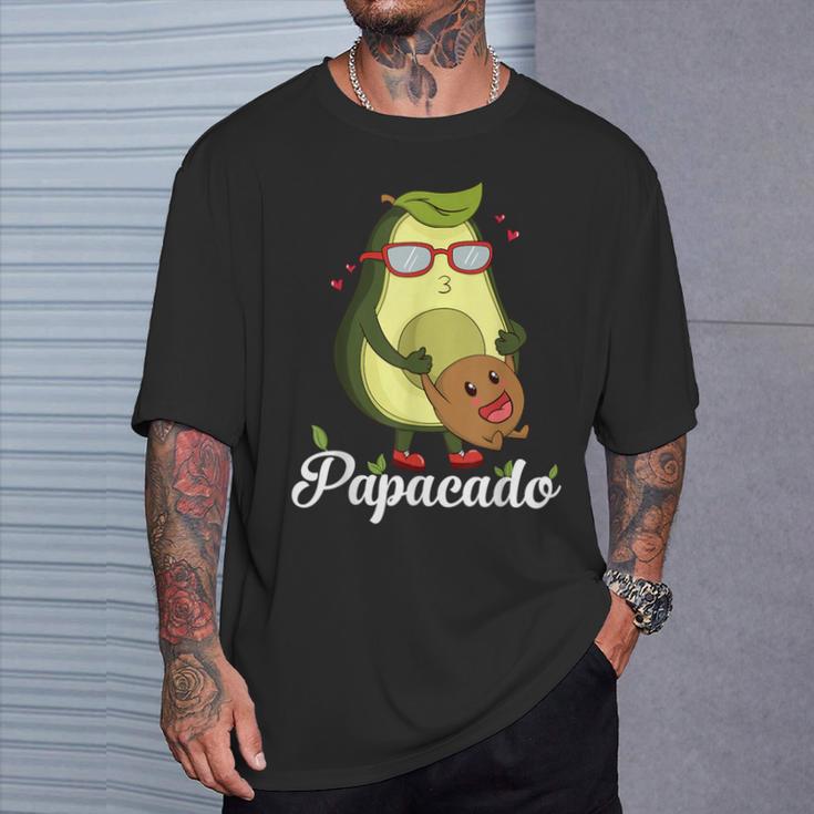 Avocado Papacado S T-Shirt Geschenke für Ihn