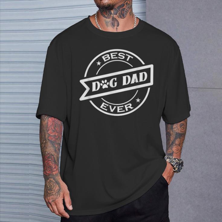 Bester Hund Papa Ever T-Shirt Geschenke für Ihn