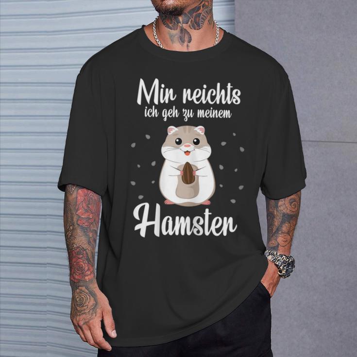 Hamster Mama Mir Reichts Ich Geh Zu Meinem Hamster T-Shirt Geschenke für Ihn