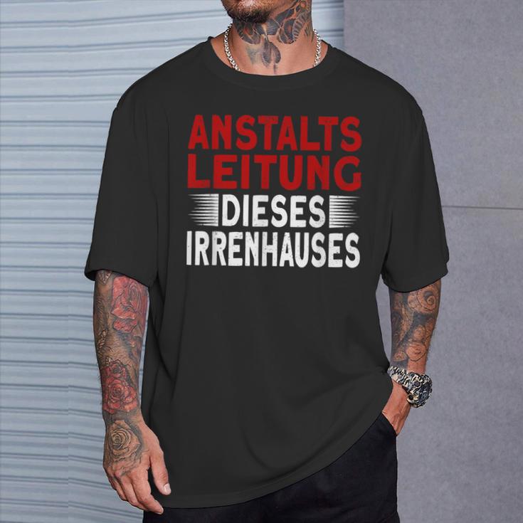 Profession Teacher Work Merrenhaus Anstaltleitung T-Shirt Geschenke für Ihn