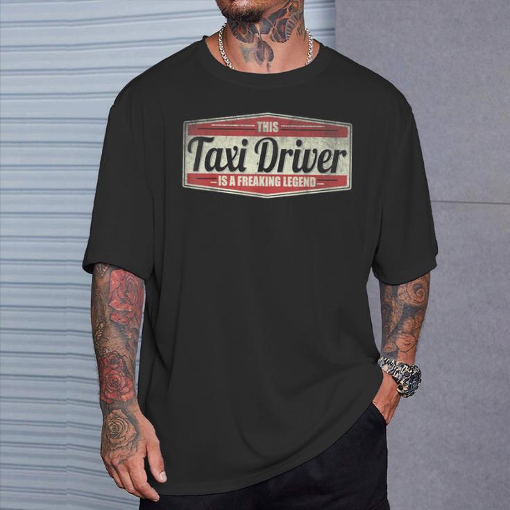 Sayingintage Taxi Driver T-Shirt Geschenke für Ihn