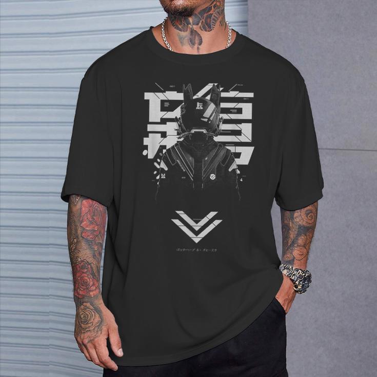 Futuristic Techwear Japanese Cyberpunk Harajuku T-Shirt Geschenke für Ihn